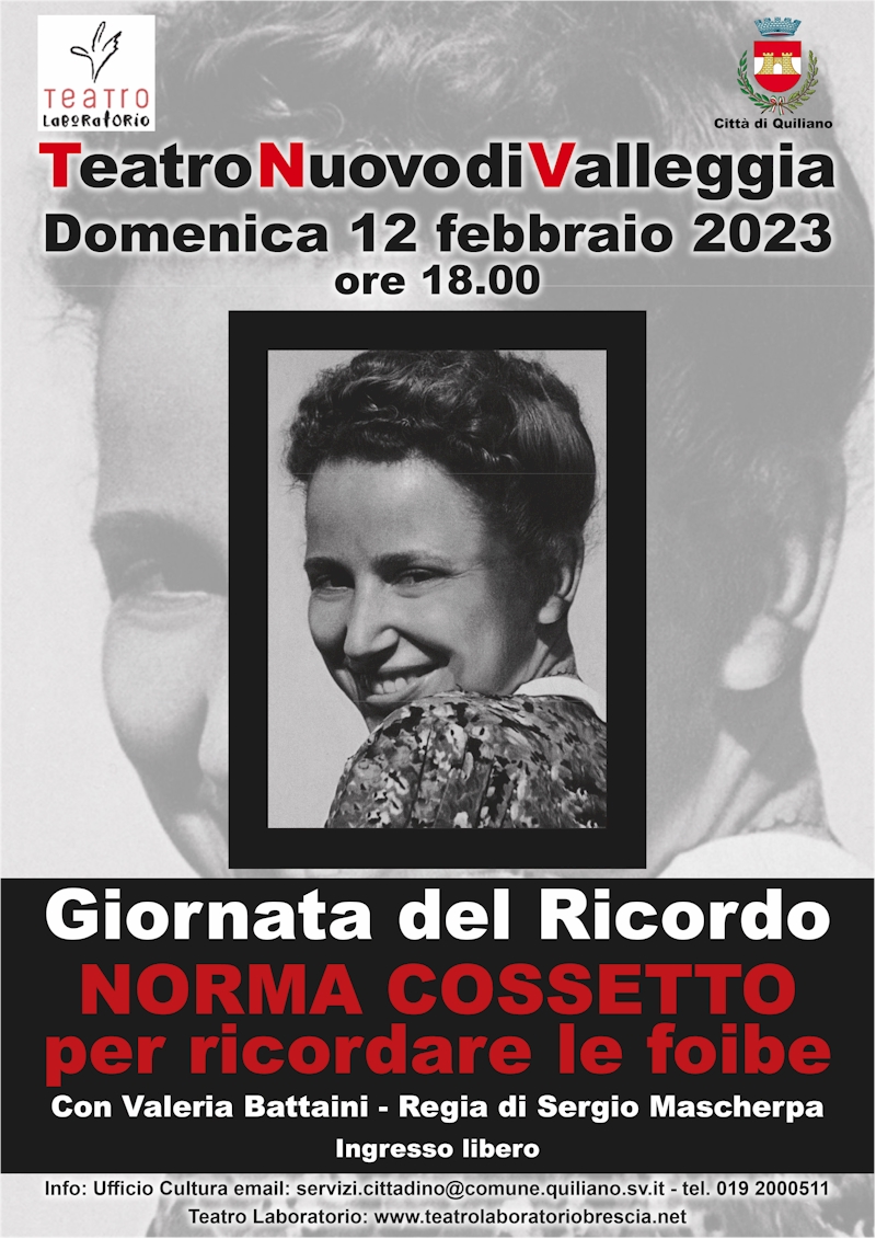 TEATRO NUOVO VALLEGGIA - Il Giorno del Ricordo