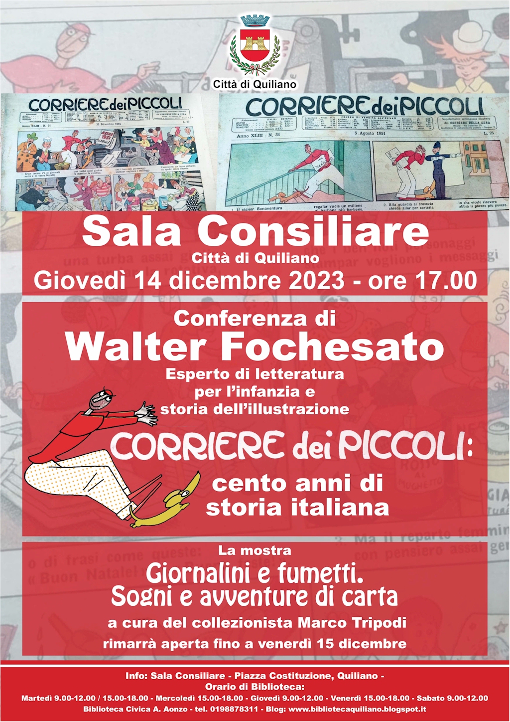 Corriere dei Piccoli con Walter Forchesato