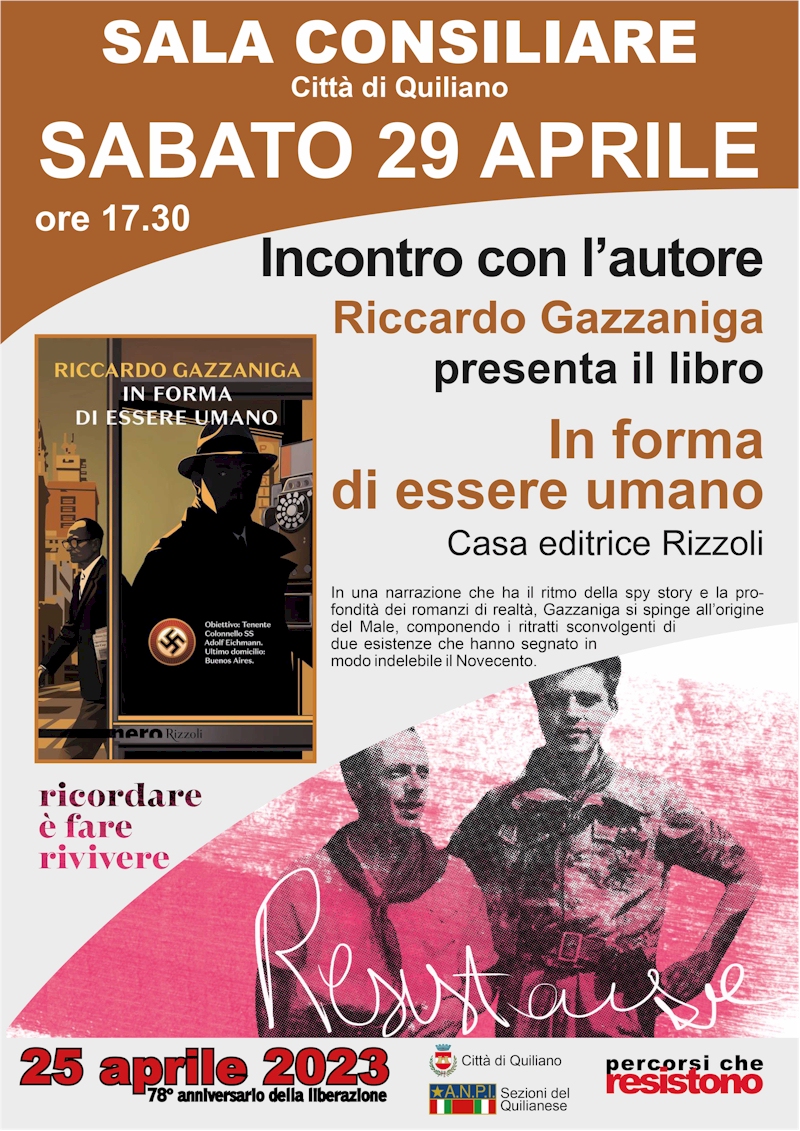 Incontro con l'autore RICCARDO GAZZANIGA