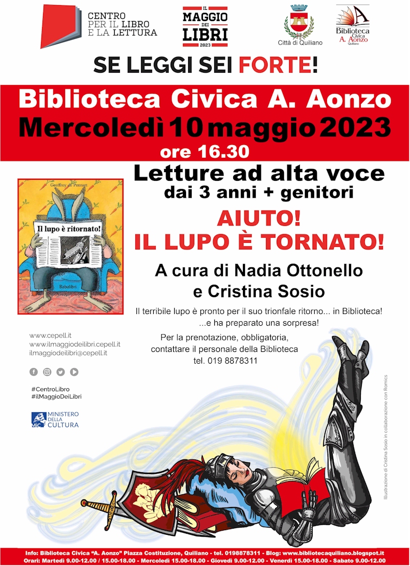 "AIUTO! IL LUPO E' TORNATO!"
